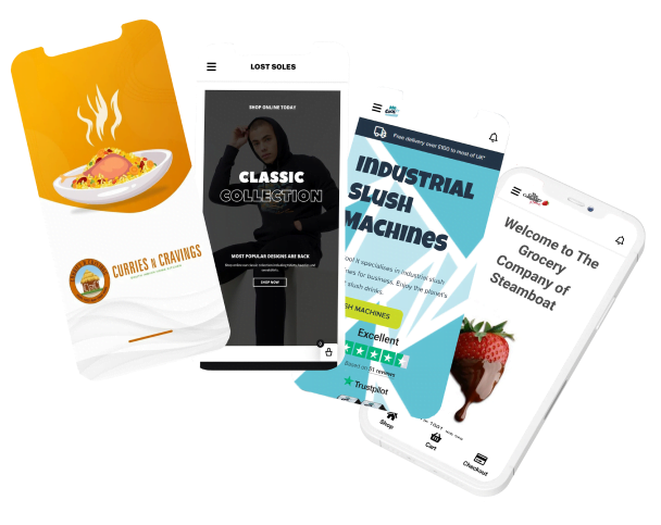 mobile apps with from different industries